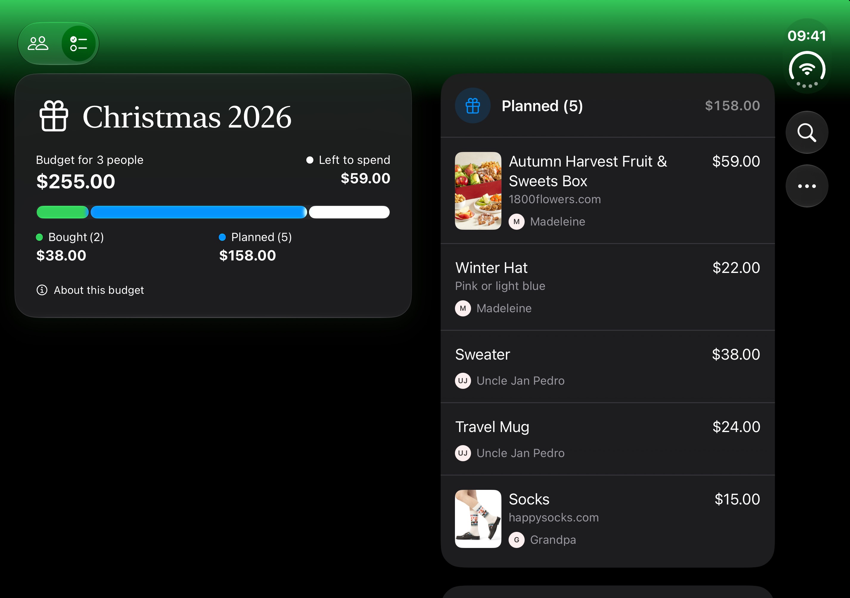 Shopping List screenshot